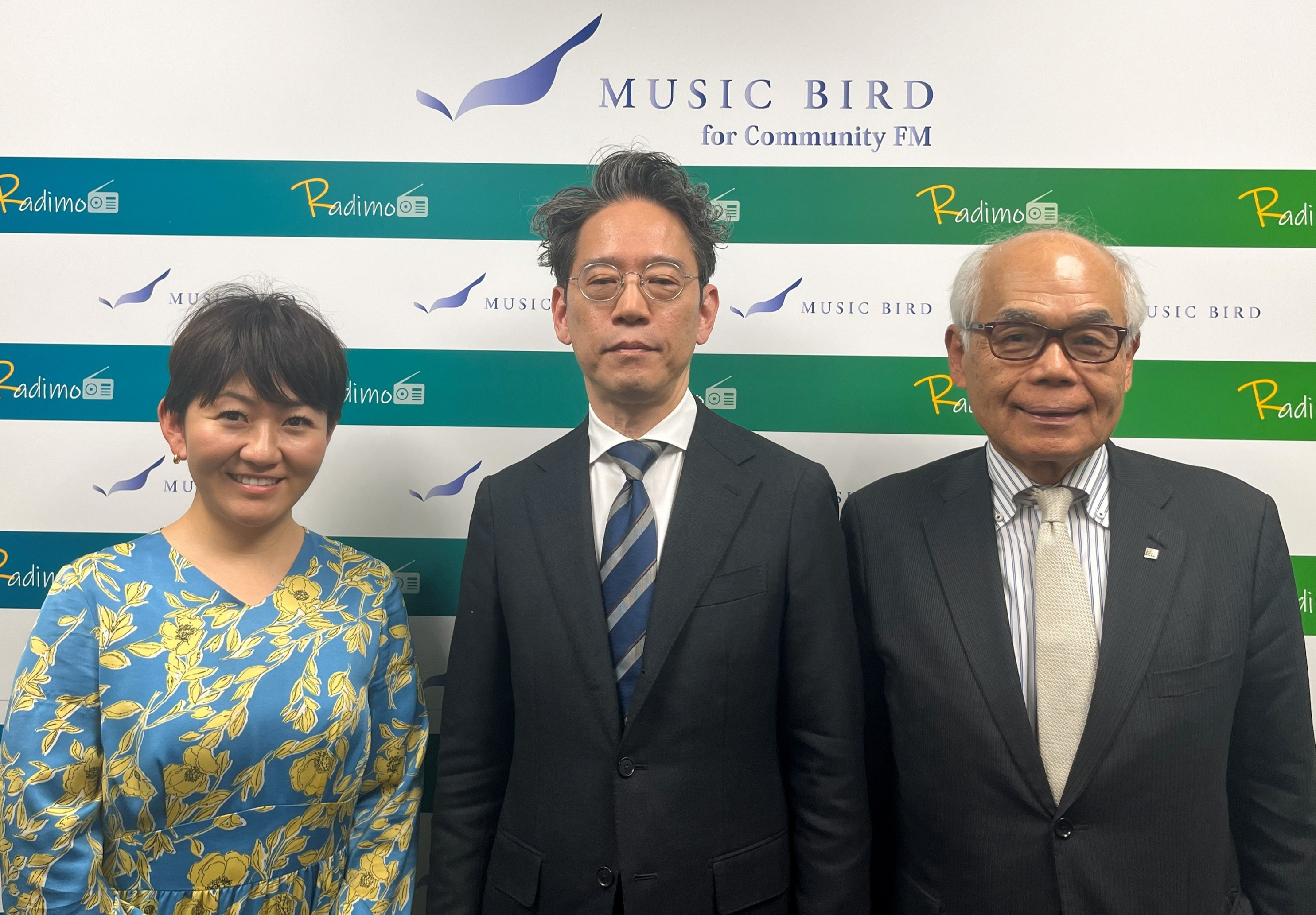 樋上会長・宿本局長 収録風景