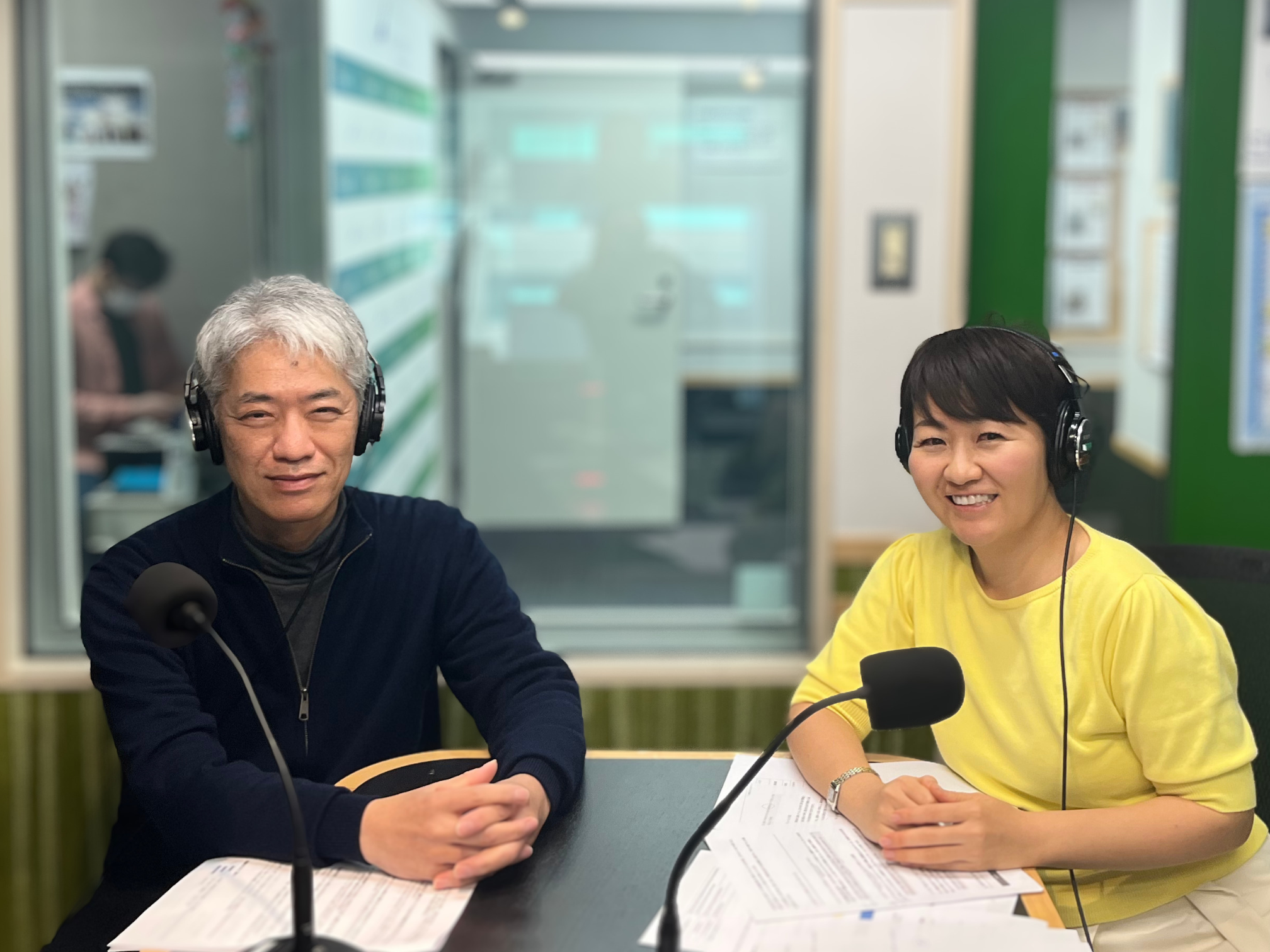 髙岡伸一氏 スタジオ収録