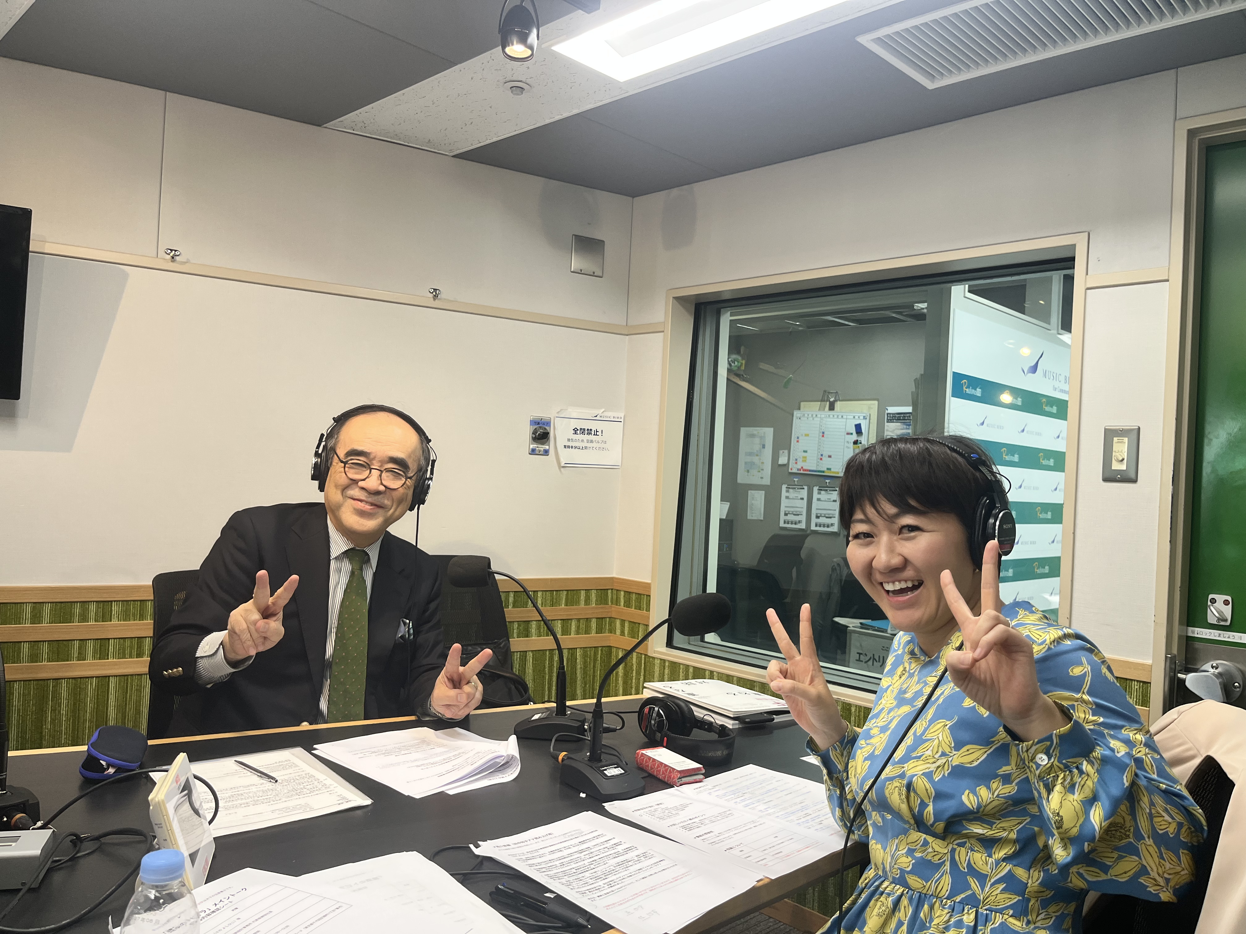 佐野吉彦氏 収録風景