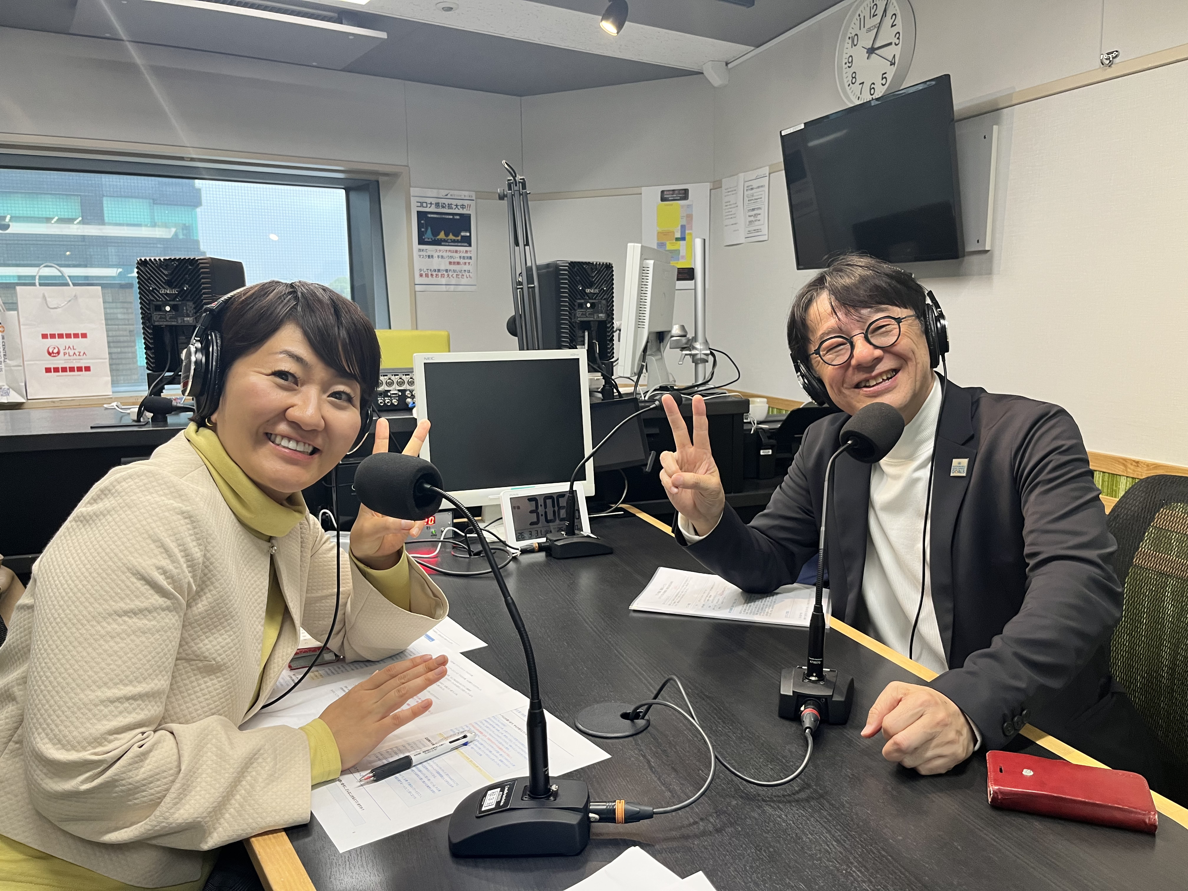 髙原浩之氏 スタジオ収録