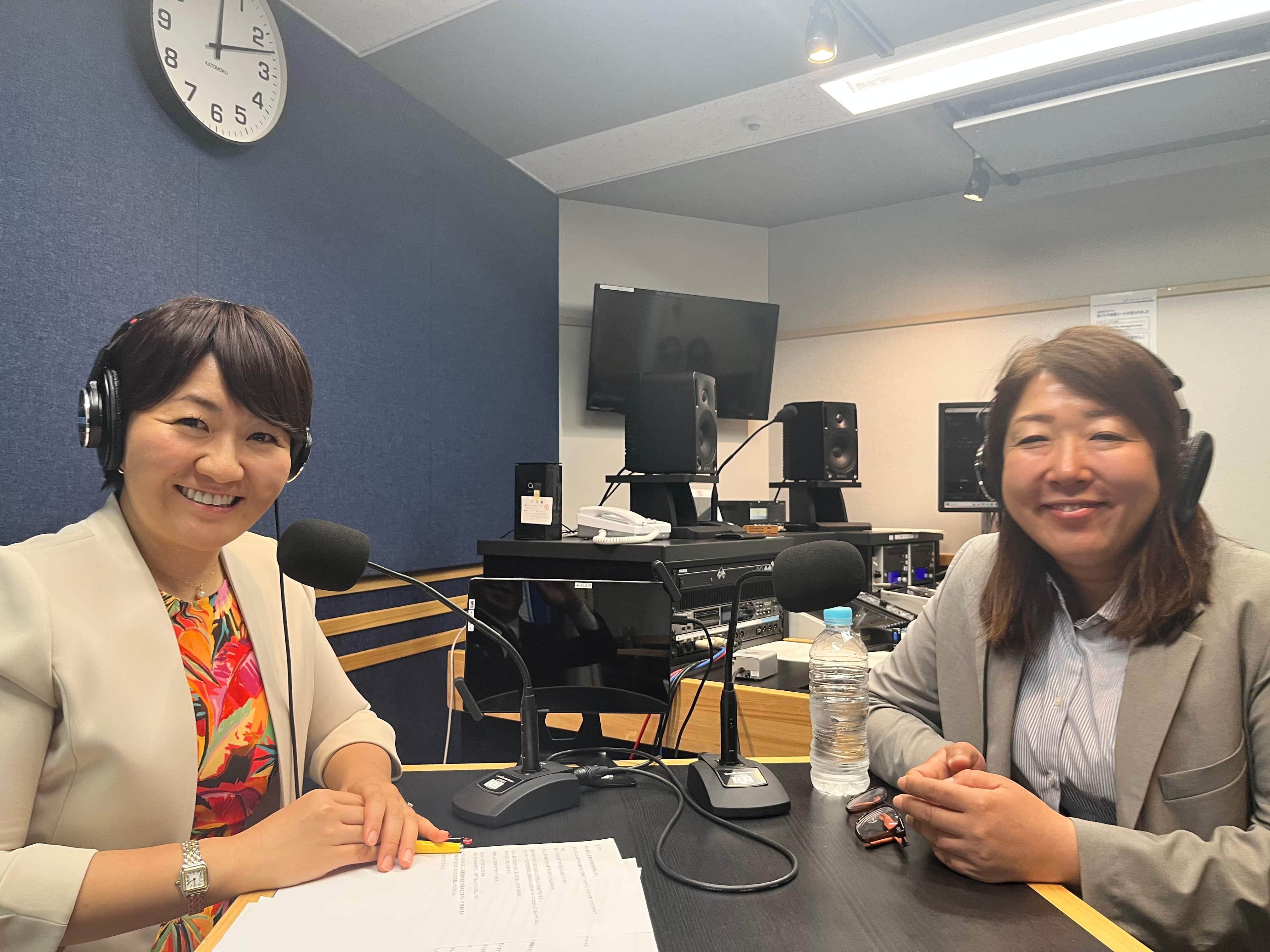 中嶋佳子氏 スタジオ収録