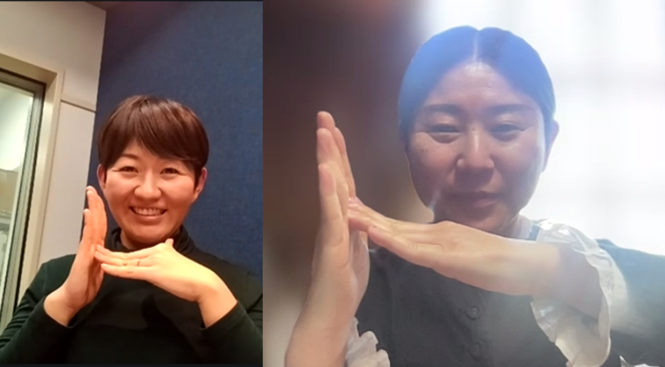 甲斐みのり氏 収録風景